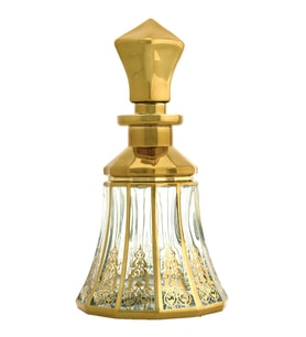 Parfüm Esans Cam Şişesi Gold Boş Esans Cam Şişesi Dekorotif Vitrin Şişesi 150 Ml. X003-150ML-2