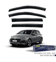 HYUNDAI I30 2017- KROMLU CAM RÜZGARLIĞI 4'lü Set Niken Marka