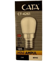 Cata CT-4261 2W 6500K (Beyaz Işık) E14 Duylu Mini Led Ampul