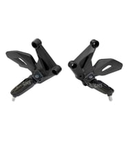 Bajaj Pulsar NS 200 Ön Basamak Braketi Sağ-Sol Komple Set Siyah