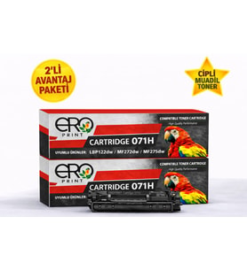 Canon i-SENSYS MF275dw Çipli Muadil Toner - 2500 Sayfalık - 2'li Avantaj Menü