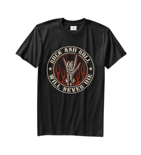 Mix T-Shirt Model Rock And Roll Tasarım (,Hediye,Paketi Yapılır,Not Yazılır)