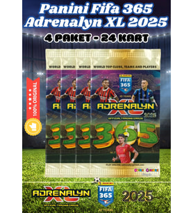 Panini FIFA 365 Adrenalyn XL 2025 Oyuncu Kartı - Futbolcu Kartları - Trading Oyuncu Kartı - 4 Paket (A.ALTIN)