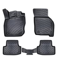 Rizline Volkswagen Uyumlu Golf 8 Otomatik Vites 3D Havuzlu Paspas (Karışık)