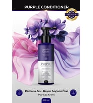 Serenity Ocean Mor Saç Kremi Sarı, Gümüş, Bakır, Platin Saçlar Için Vegan Formül Mor Saç Kremi 100ml Travel Size
