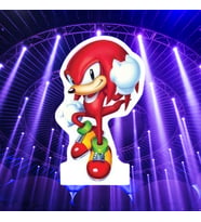 Ayaklı Pano Sonic Boom Ekidne Knuckles Ayaklı Pano 34x24 cm Doğum Günü Masa Dekoru
