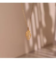 Kişiye Özel Anatomik Kalp Kolye 925K Gümüş (Gold)