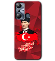 İnfinix Hot 20i Kılıf HD Desen Baskılı Kılıf - Atatürkiye