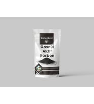 Akvaryum İçin Granül Aktif Karbon Filtresi Coconut Bazlı 350 Gr (Siyah - Beyaz)
