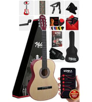 Midex CG-36NT Kaliteli 36 İnç 3/4 Juniur Çocuk Gitarı 8-12 Yaş Arası (Çanta Askı Capo Nota Sticker Pena Metod)