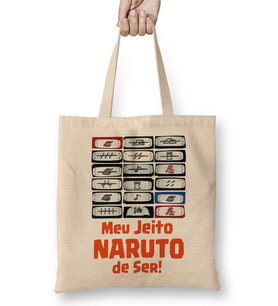 Meu Jeito Naruto de Ser Bez Çanta Uzun Saplı