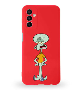 Samsung Galaxy M13 Uyumlu Lansman Kılıf Altı Kapalı İçi Kadife   Dokunaç Tasarımlı  Kapak (Şeffaf)