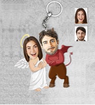 Kişiye Özel Sevgili Ahşap Anahtarlık-21