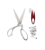 Profesyonel Metal Terzi Makası Gümüş Renkli Büyük Boy 26 cm Set