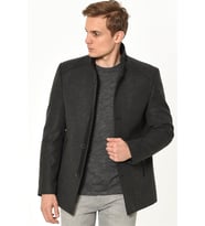 PLT8327 DEWBERRY ERKEK KABAN-ANTRASİT