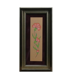 e38 EL İŞÇİLİĞİ SULUBOYA TABLO - 16*32 CM - 6536