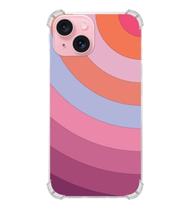 PrintiFy Apple iPhone 15 Plus (Kamera Açık) Uyumlu Köşe Korumalı Renk Cümbüşü F Kılıf