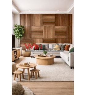 WİNFLEX MİNİ EKO AKUSTİK AHŞAP PANEL TEAK RENK
