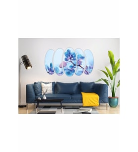 MAVİ ORKİDE ÇİÇEĞİ MDF TABLO-0740