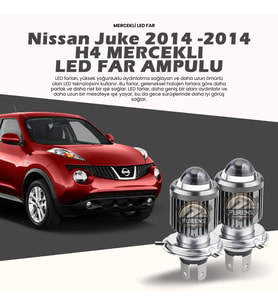 Nissan Juke (2010-2014) Makyajsız Kasa Mercek Led Xenon Uzun - Kısa Çift Renk