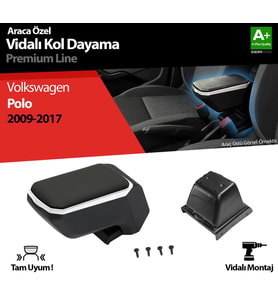 VW Polo 5 ABS Vidalı Kol Dayama Kolçak Gri 2009-2017