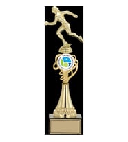ODAK KUPA - Figürlü Kupalar - Atletizm Kadın Figürlü Kupalar FG-034 A - 39 cm