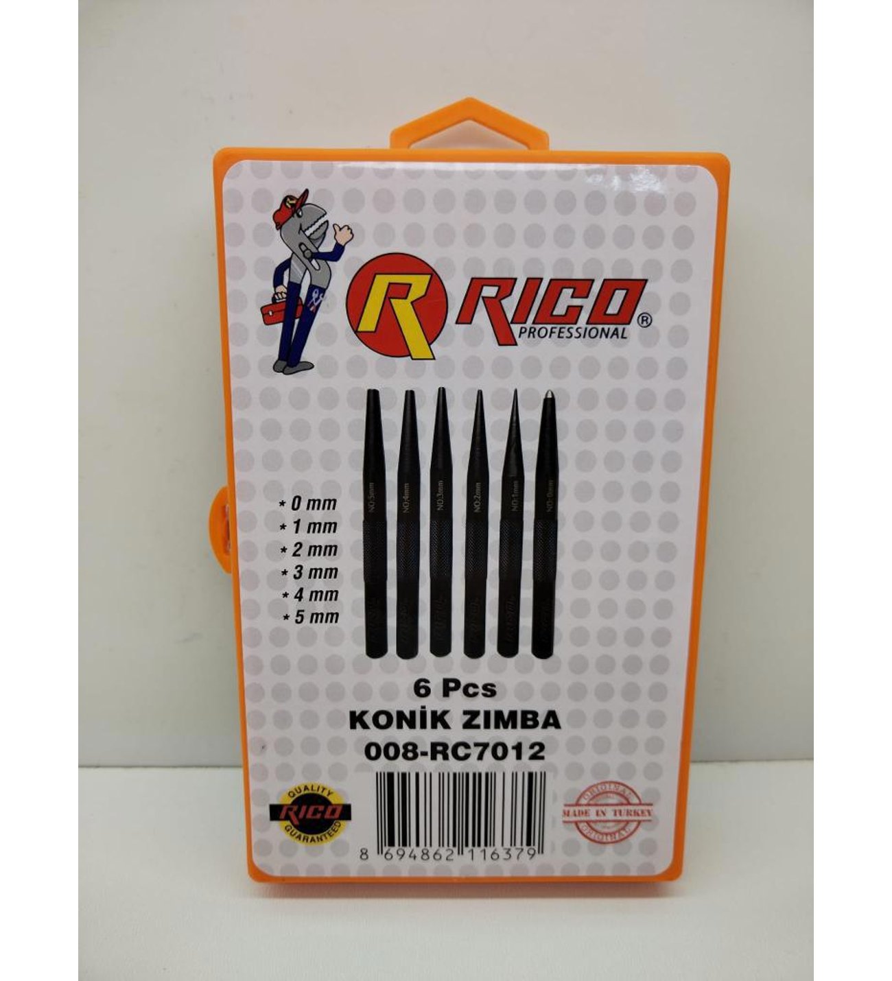 Rico Konik Zımba Seti 6 Parça 008-RC7012