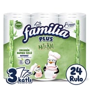 Familia Plus Natural Kağıt Havlu 24 Rulo (6 Rulo X 4 Paket)