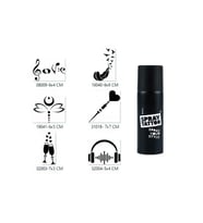 Holiday Tasarımlar Spray Tattoo Geçici Sprey Dövme Seti
