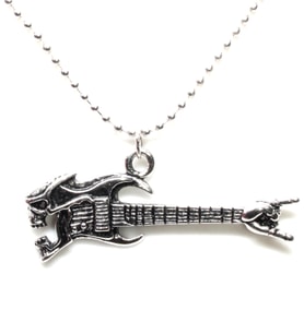 Blora Aksesuar Metal Gitar Bijuteri Kolye no:2