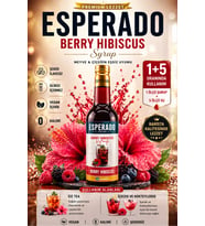 Berry Hibiskus Şekersiz Meyve Kokteyli Konsantresi 750 ml - 1:5