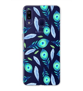 PrintiFy Samsung Galaxy M10s ile Uyumlu 1mm Slim Fit Nazar Boncuğu 3 Baskılı Şeffaf  Kılıf