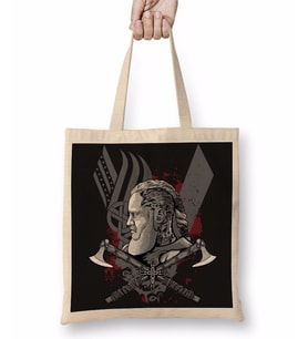 Vikings Ragnar Lothbrok Bez Çanta Uzun Saplı