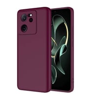 Coverzone Xiaomi Mi 13T ?le Uyumlu K?l?f Z-Mara Lansman Vieri Tam Koruma Arka Kapak Kamera Koruma �?k?nt?l? P�r�zs�z Y�zey Koyu Mor