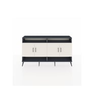 Arges Konsol 6 Raflı 4 Kapaklı 176x30x99 Antrasit-Aytaşı/Antrasit