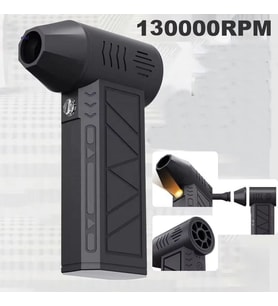 Mini Turbo Jet Fan Turbo Şiddetli Fan 130000rpm Yüksek Hızlı Kanal Fanı İle Güçlü 3 Kademe + Işıklı
