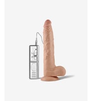 Fastieshop Gerçekçi Titreşimli Dildo - 24 cm (Ten)