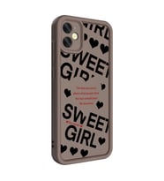 iPhone 11 Kılıf Kamera Korumalı Baskılı Arka Yüzey Klas Kılıf (Siyah)