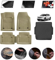 Citroen C5 Aircross Ust Kısım 2017-2025 Uyumlu Paspas Araca Özel Bagaj Havuzu MBS Bej