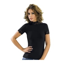 Anıt Bayan Dantelli Balıkçı Yaka Fanila Atlet Body 2180 (Sarı)