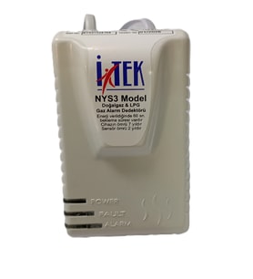 İtek nys3 Doğalgaz Alarm Cihazı Gaz Dedektörü