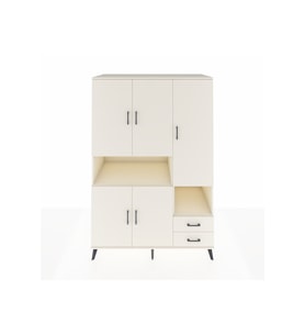 Kronos Dolap 10 Raflı 2 Çekmeceli 5 Kapaklı 132x59x195 Aytaşı-Aytaşı/Aytaşı