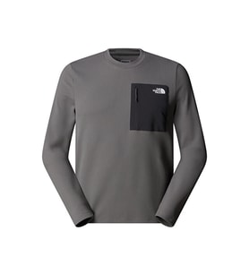 The North Face M Kecha Crew Erkek Outdoor Sweatshirts NF0A8CS9SOU1 Gri