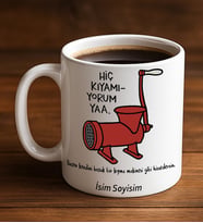 Komik - Esprili Kupaa Bardakk Hiç Kıyamıyorum Ya Tasarımlı Komik Kupaa Bardakk