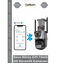 #Kamera 3 Lens Wi Fi Gelişmiş IP66 Dış Ortam Gece Görüş Çift Yönlü İletişim HD Güvenlik Kamerası