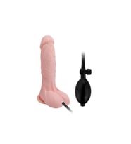 18 cm Pompalı Büyüyen Realistik Penis anl Vajinal Dildo Mastürbatör