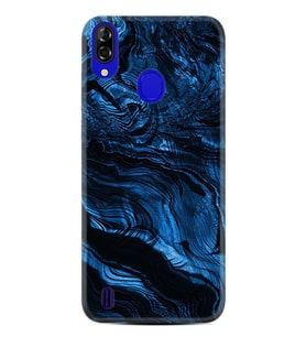 Reeder P13 Blue Kılıf Desenli Silikon Blue MArble