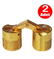 Aletçantam Gizli Masa Menteşesi 14mm Metal Kırma Katlanır Menteşe - 2 Adet