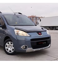 Peugeot Partner Tepee 2009 - 2015 Ön Kaput Koruyucu Rüzgarlığı Piano Black 3.2 mm Kalın Plastik