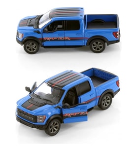 Kinsmart 2022 Ford F-150 Raptor Pickup Truck Livery Edition Diecast Araba